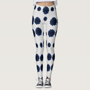Blue Daisy...Guillain Barre Leggings