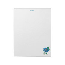 Blue Daisy Note Pad