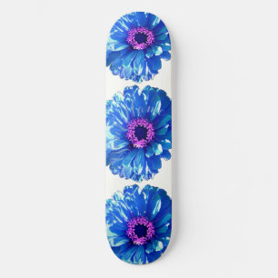 Blue Daisy Skateboard