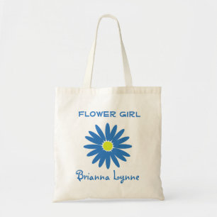 Blue Daisy Tote Bag