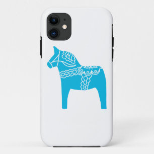 Blue Dala Horse iPhone 11 Case