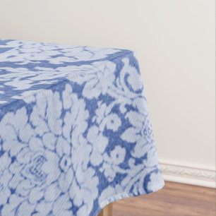 Blue Damask Classic Multi-Size Tablecloth