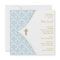 Blue Damask Cross Boy Christening