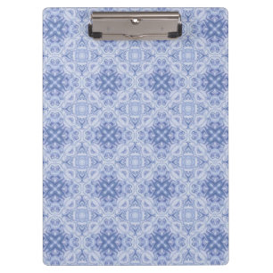 Blue Damask Design Clipboard