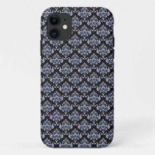 Blue Damask iPhone 11 Case