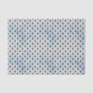 Blue Damask Queen Bee Tissue Paper