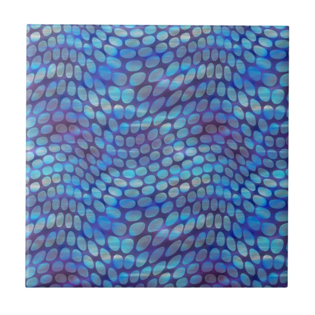 Blue Dance Floor Ceramic Tile (Front)