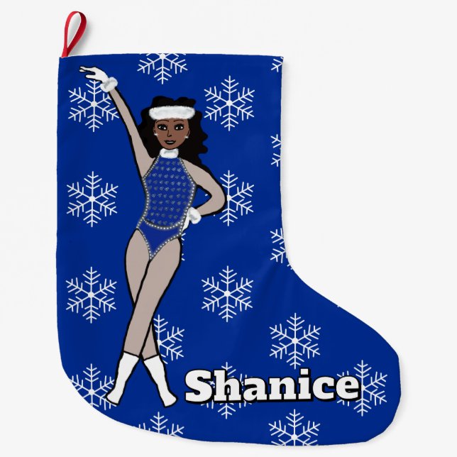 Blue Dancer  #1 Christmas Stocking  (Front)