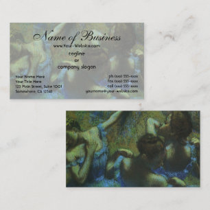 Blue Dancers by Edgar Degas Business Card