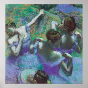 Blue Dancers Poster