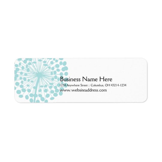 Blue Dandelion Return Address Labels (TBA)
