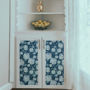 Blue Dandelions Pattern Decoupage Tissue Paper