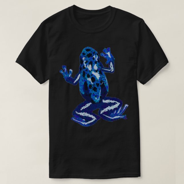 Blue Dart Frog T-Shirt (Design Front)