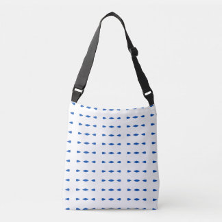 Blue Dash Crossbody: Modern Minimalist Bag