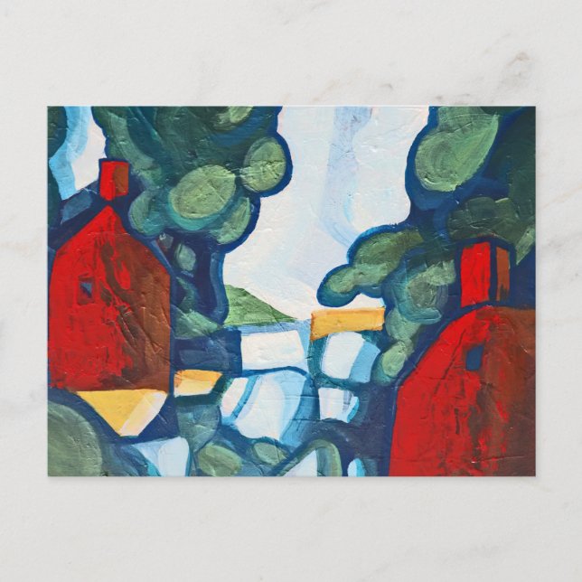 Blue Day  Postcard (Front)