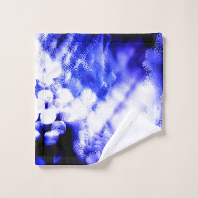 Blue Dazzle Towel (Wash Cloth)