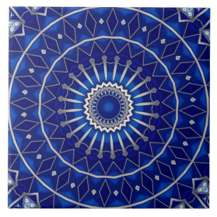 Blue Decorative Ceramic Tile