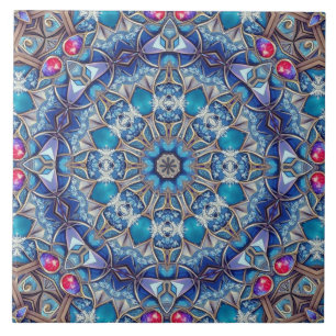 Blue Decorative Ceramic Tile