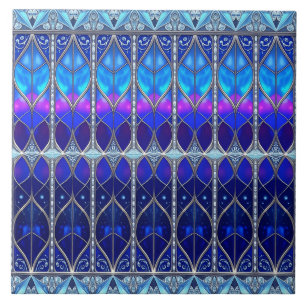 Blue Decorative Ceramic Tile