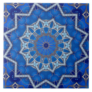 Blue Decorative Ceramic Tile