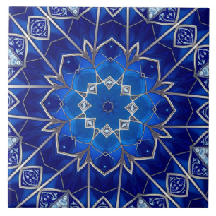 Blue Decorative Ceramic Tile