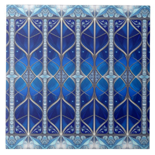 Blue Decorative Ceramic Tile