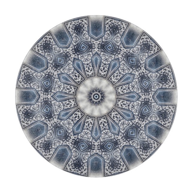 Blue Decorative Cutting Board (Front)