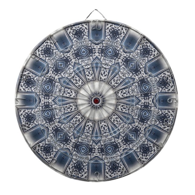 Blue Decorative Dartboard (Front)