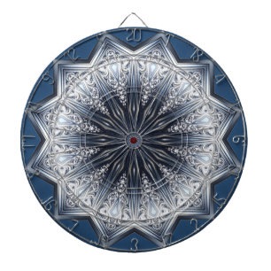 Blue Decorative Dartboard