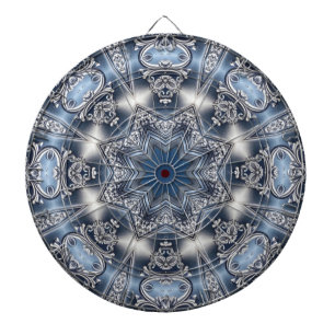 Blue Decorative Dartboard