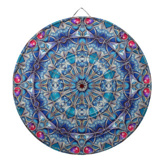 Blue Decorative Dartboard