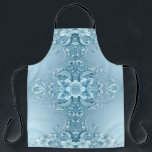 Blue Decorative Floral Apron<br><div class="desc">Beautiful Blue Decorative Floral Apron</div>