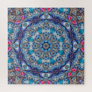 Blue Decorative Jigsaw Puzzle