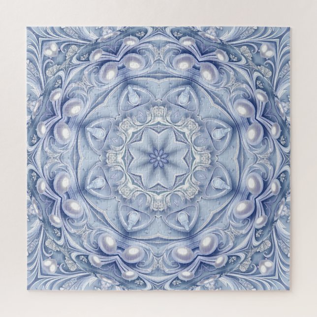 Blue Decorative Jigsaw Puzzle (Vertical)