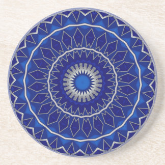 Blue Decorative Sandstone Coaster