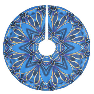 Blue Decorative Tree Skirt