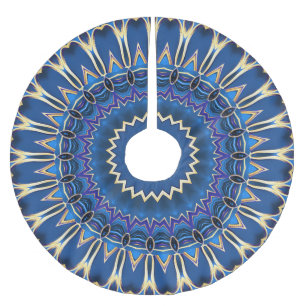 Blue Decorative Tree Skirt