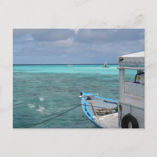 Blue Deep Postcard (Front)