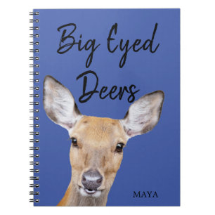 Blue Deer Fun Big Ideas Personal Notebook
