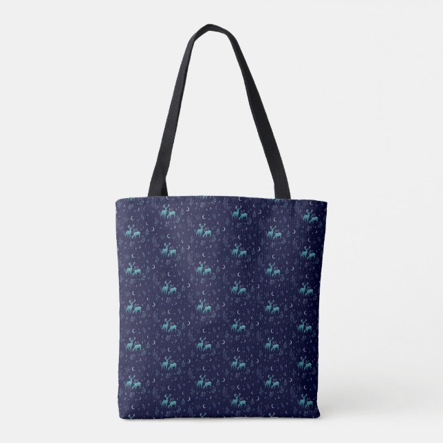 Blue Deer Tote (Back)