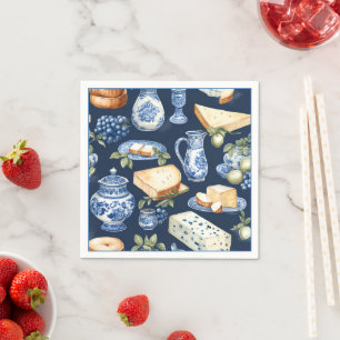 Blue Delft Tea Party Napkin