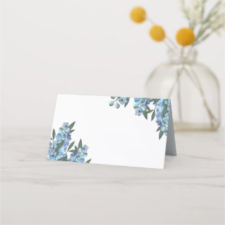 Blue Delphinium Place Card