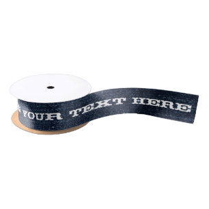 Blue Denim Gift Ribbon Satin Ribbon
