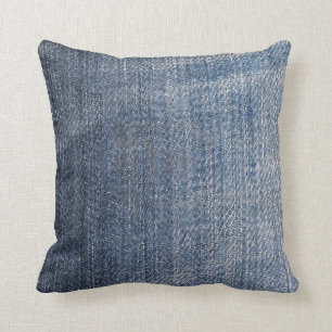 blue denim jeans fabric texture cushion