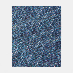 Blue denim jeans texture background. fleece blanket