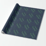 Blue Denim Look Linen Wrapping Paper<br><div class="desc">This high quality wrapping paper features one of a kind, original artwork that you will not find anywhere else, creating personalised gift wrap for women, for men, for teens and for children. For the holidays, for birthdays, for anniversaries, special occasions and events, this custom wrapping paper can be used by...</div>