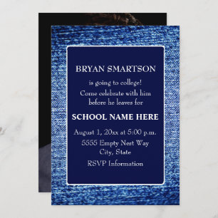 Blue Denim - Look  Trunk Party Photo Invite