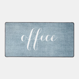 Blue Denim Photo Customisable Desk Mat