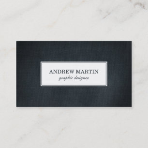 Blue Denim Professional Business Card