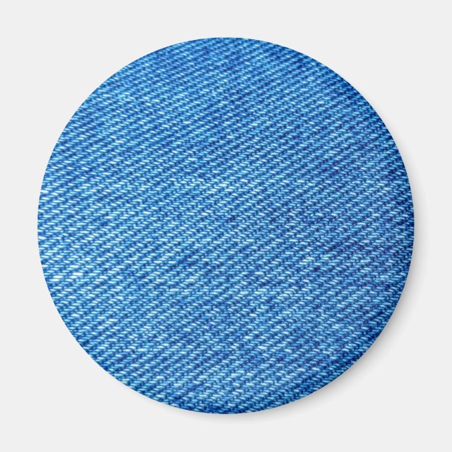 Blue Denim Texture Magnet (Front)